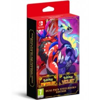 Pokemon Scarlet and Pokemon Violet Dual Pack Steelbook Edition (Switch) [Εξαντλήθηκε]