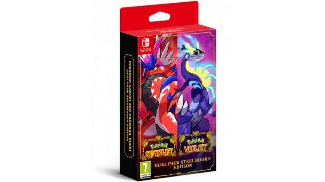 Pokemon Scarlet and Pokemon Violet Dual Pack Steelbook Edition (Switch) [Εξαντλήθηκε]