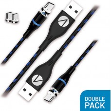 Καλώδια PS5 Stealth: Twin Magnetic Play & Charge USB-C 2x3m