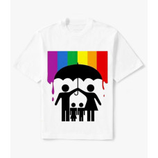 T-shirt: Ομπρέλλα οικογένειας κατά LGBT