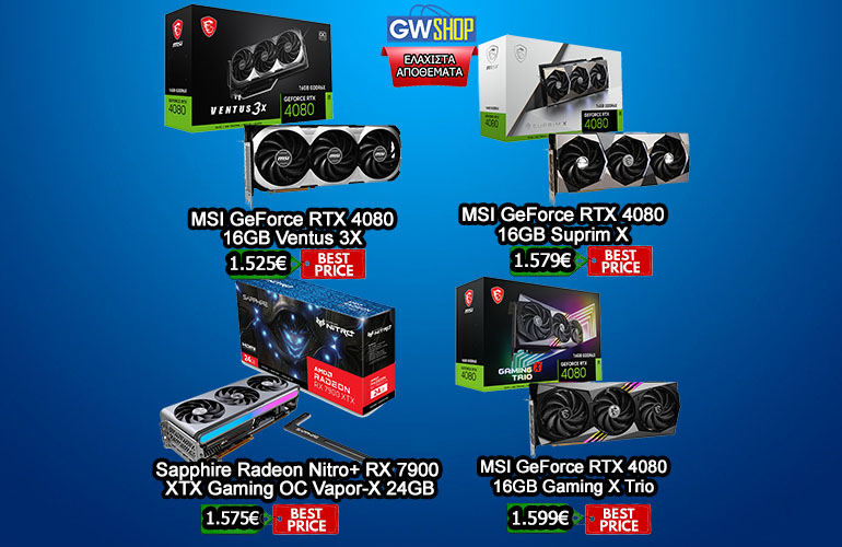 RTX 4080 GPUs